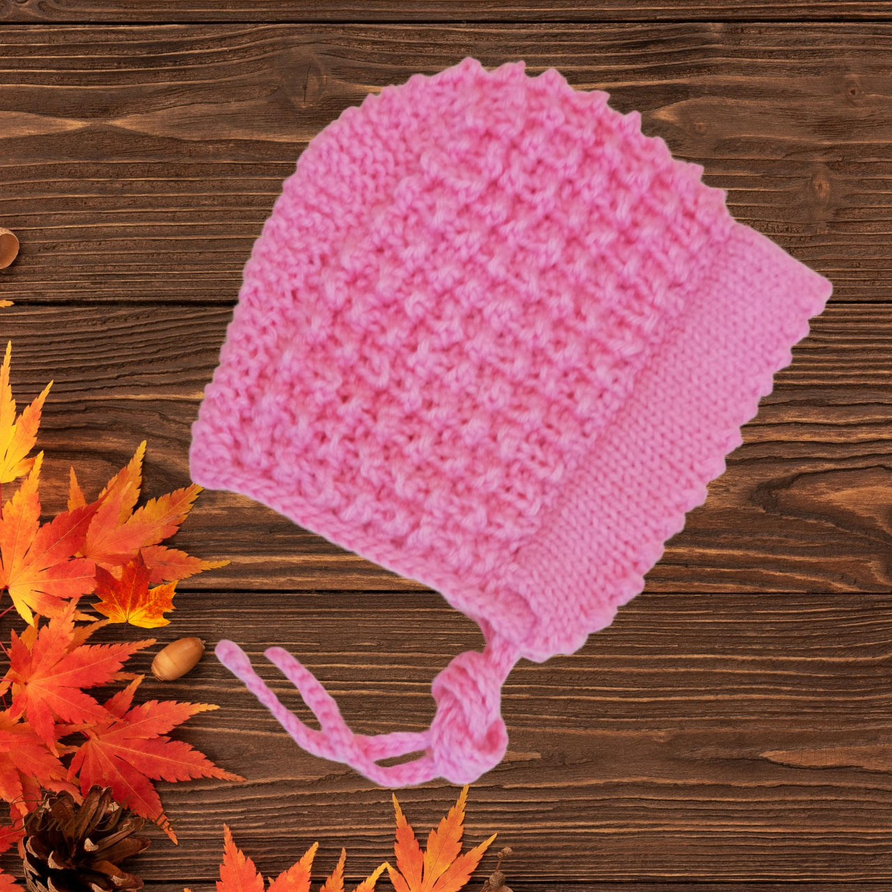 Baby Bonnet Pattern: Openwork 3 sizes Hat