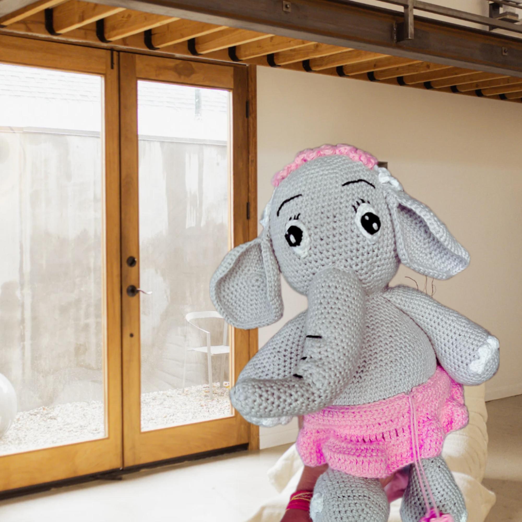 Elley the elephant Amigurumi free pattern