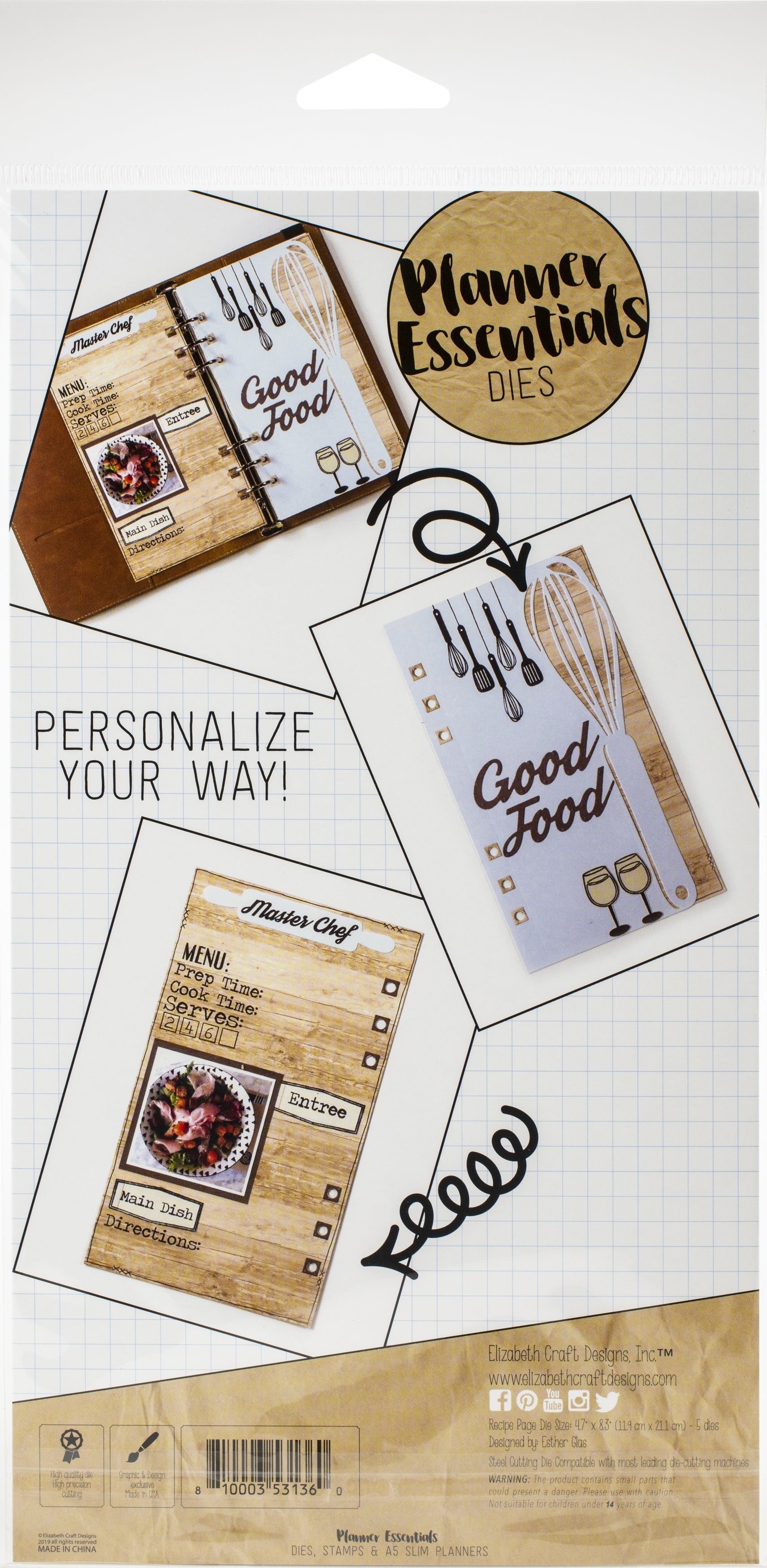 Elizabeth Craft Designs Elizabeth Craft Metal Die - Planner Essentials 19