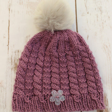 Knitting pattern ladies hat on circular needles  #472