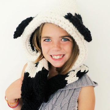 Caldwell the Cow Hooded Scarf