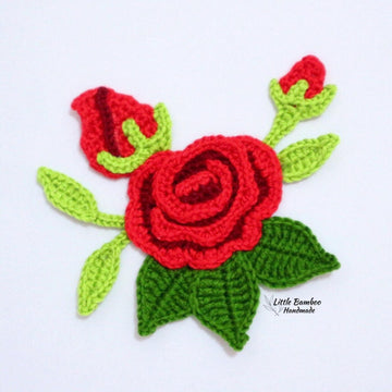 Beautiful Flowers Applique Set