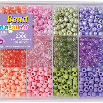 Beadery Bead Extravaganza Bead Box Kit 19.75oz - Pastel