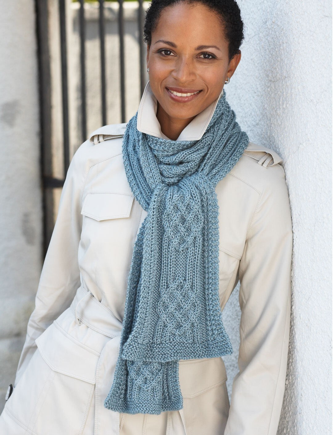 Scarf in Patons Silk Bamboo