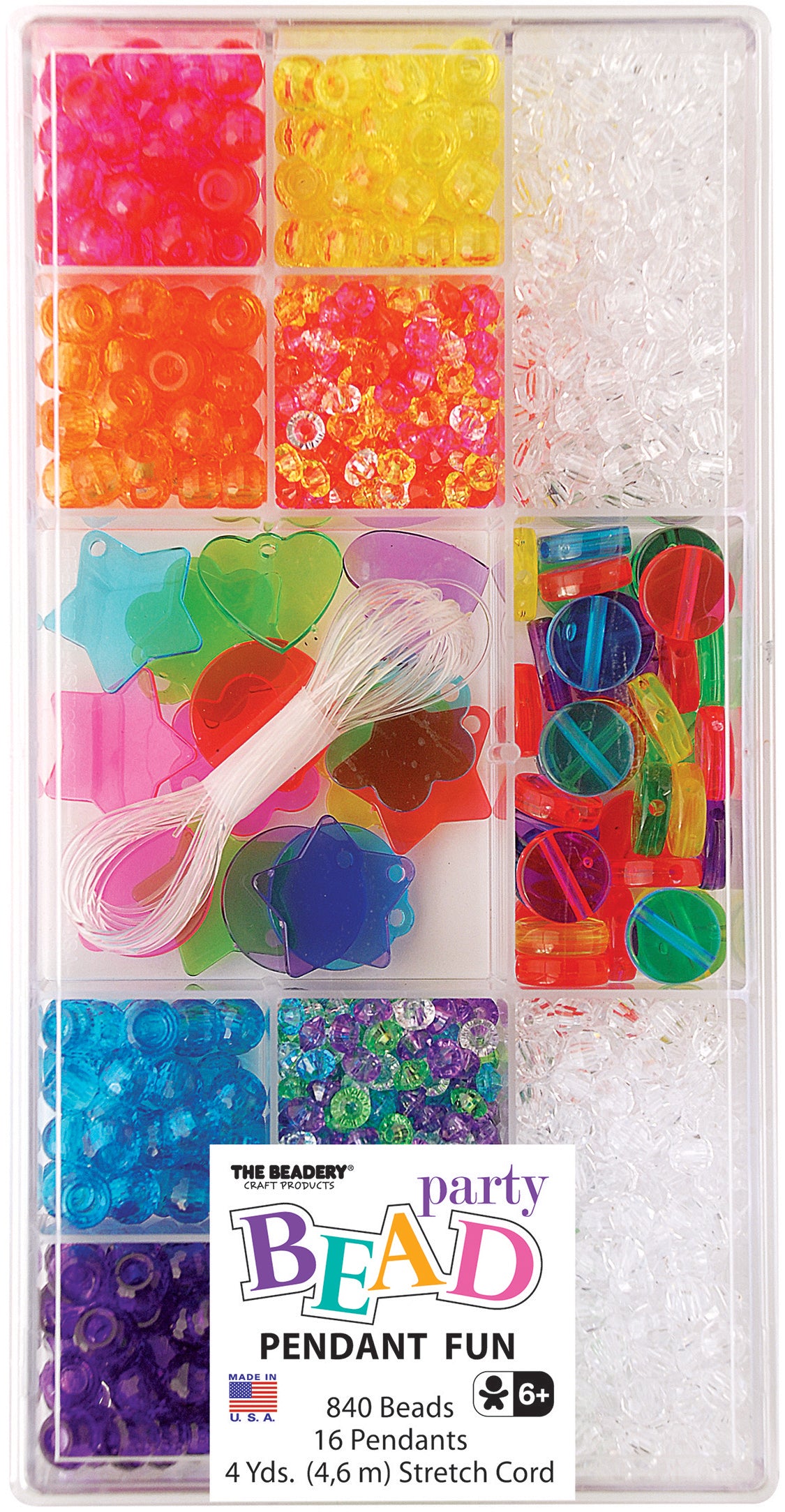Beadery Party Bead Box Kit - Translucent Coin