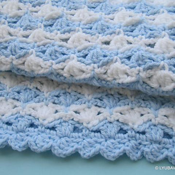 Chunky Crochet Baby Blanket It's a Boy!