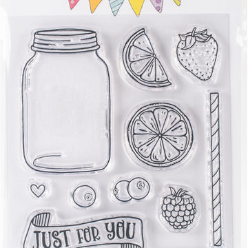 Jane's Doodles Clear Stamps 4"X6" - Life Is Good