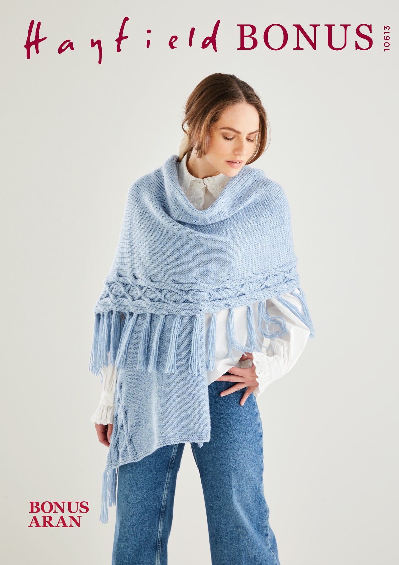 Scarf in Hayfield Bonus Aran - 10613 - Downloadable PDF