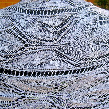 Bannockburn Beaded Lace Shawl