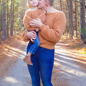 Textured Turnover Sweater