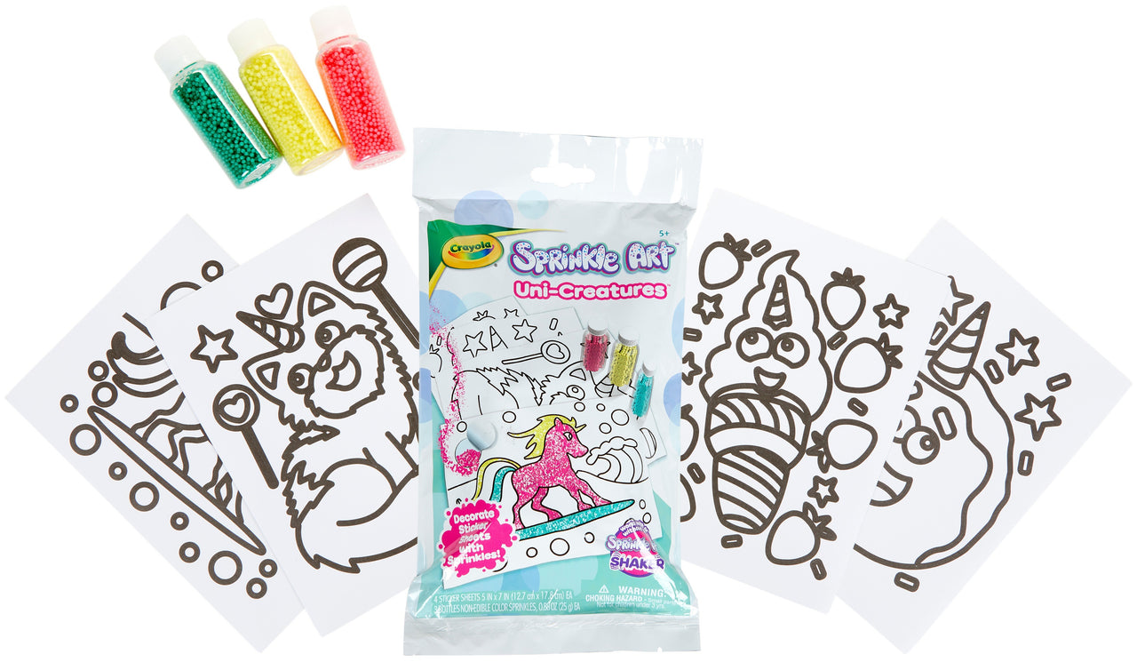 Crayola Sprinkle Art Activity Kit - Unicreatures