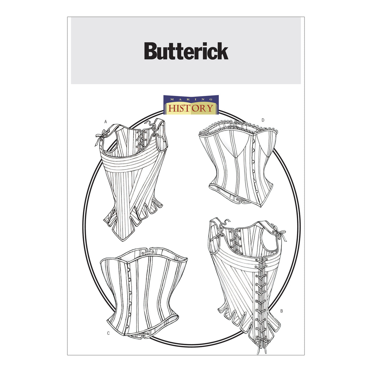Butterick Misses' Stays and Corsets B4254 - Sewing Pattern