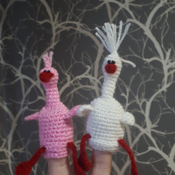 Pattern Finger puppet goose