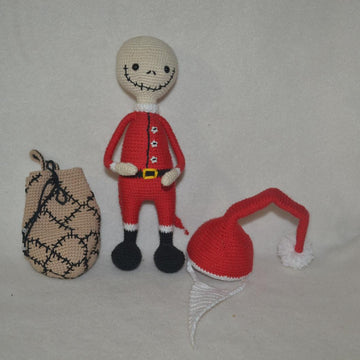 Jack Skellington Santa doll