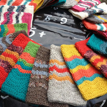 'Earn Your Stripes' Crochet Mitts