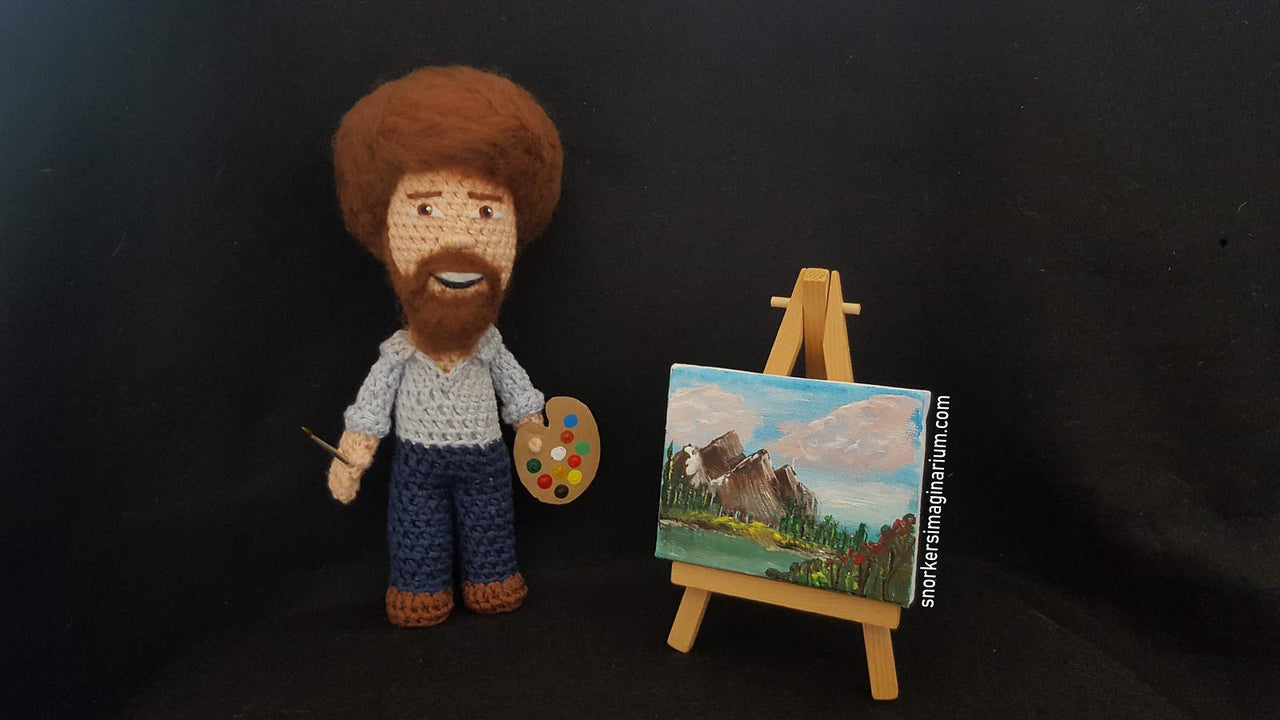 Bob Ross Doll