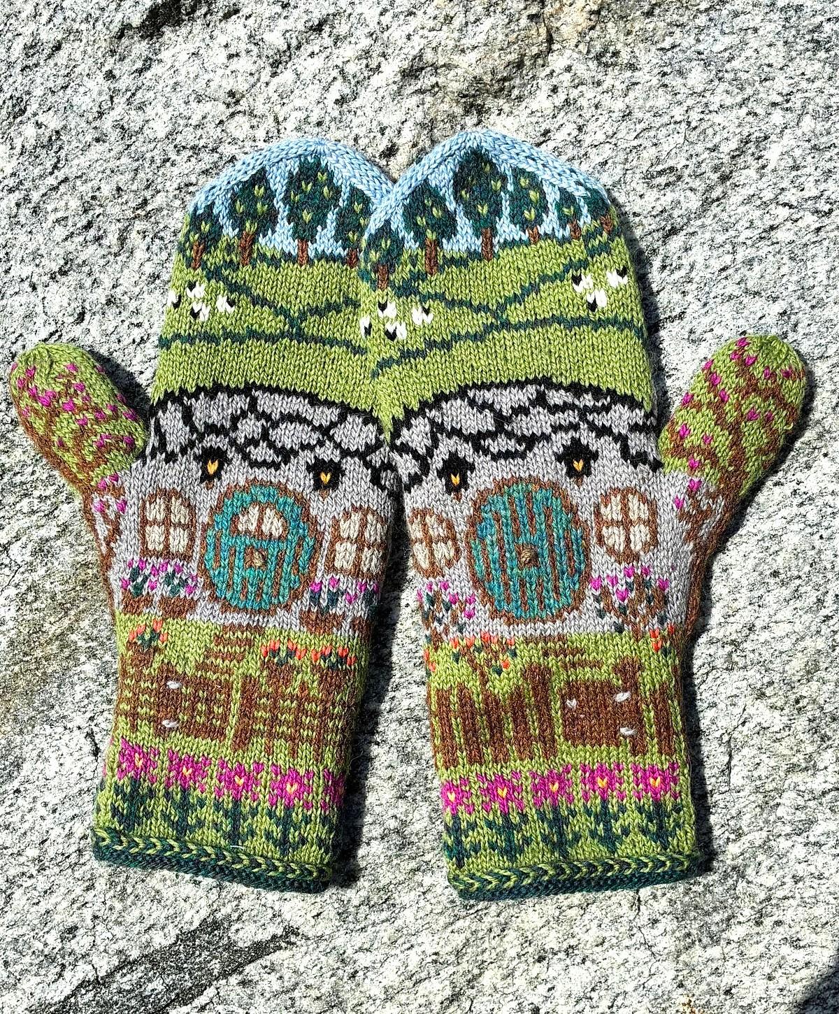 Spring in the Valley Mittens and Mitts