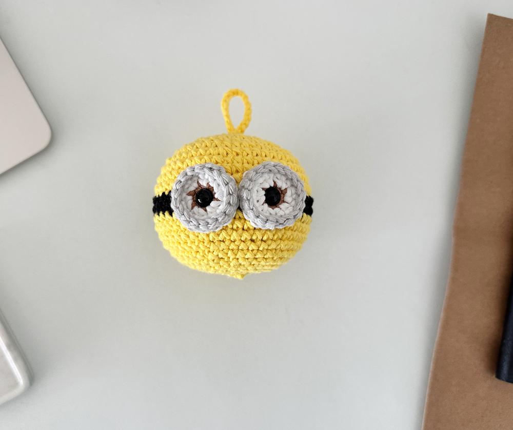 Cute Yellow Creatures Crochet Christmas Ornaments
