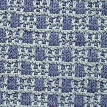 Slip Stitch Squares Shell #111