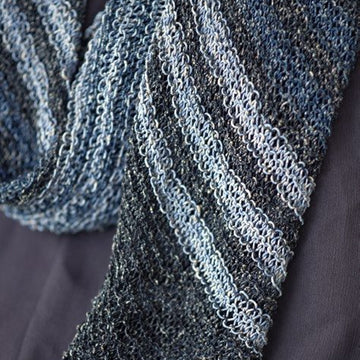 Toledo Scarf in Berroco Mykonos Stonewash - MykonosStonewash-TO - Downloadable PDF
