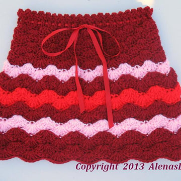 Crochet Striped Skirt - Julia