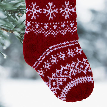 A FairIsle Christmas Stocking