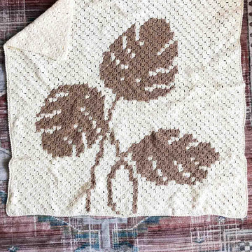 Monstera C2C Blanket