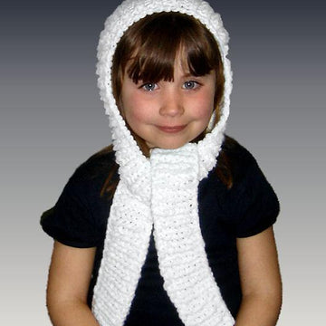 Girls and dolls hat scarf combo. Pixie style. Fits American girl and girls 4-10. 406