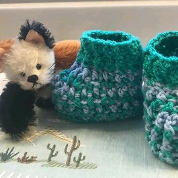 Unique baby booties