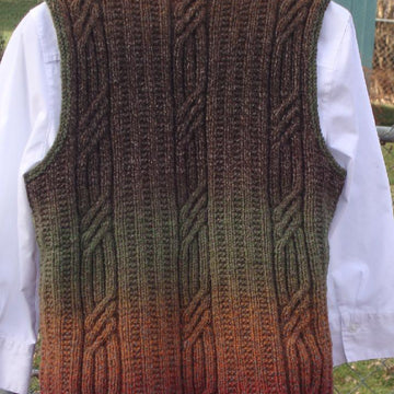 Cable and Cowl Vest