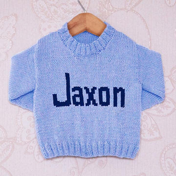 Intarsia - Jaxon Moniker Chart - Childrens Sweater