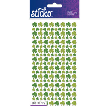 Sticko Stickers - Glitter Shamrocks