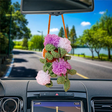 Dandelion Flower Basket Car Hanging