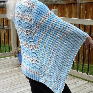 Blue Skies Poncho