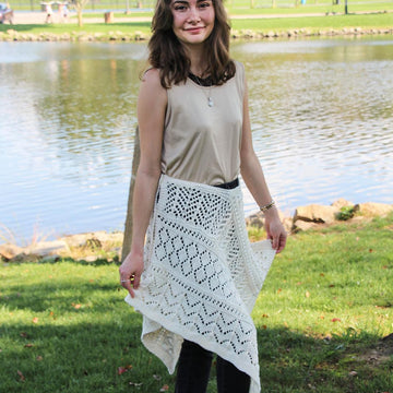 Lace Sampler Poncho