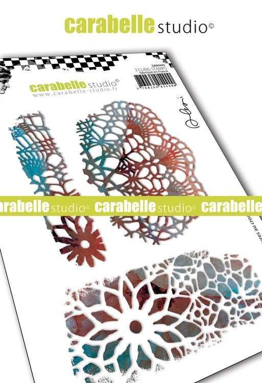 Carabelle Studio Cling Stamp A6 By Alexi - Crochet Textures