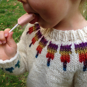 Rainbow Spikes Child Sweater