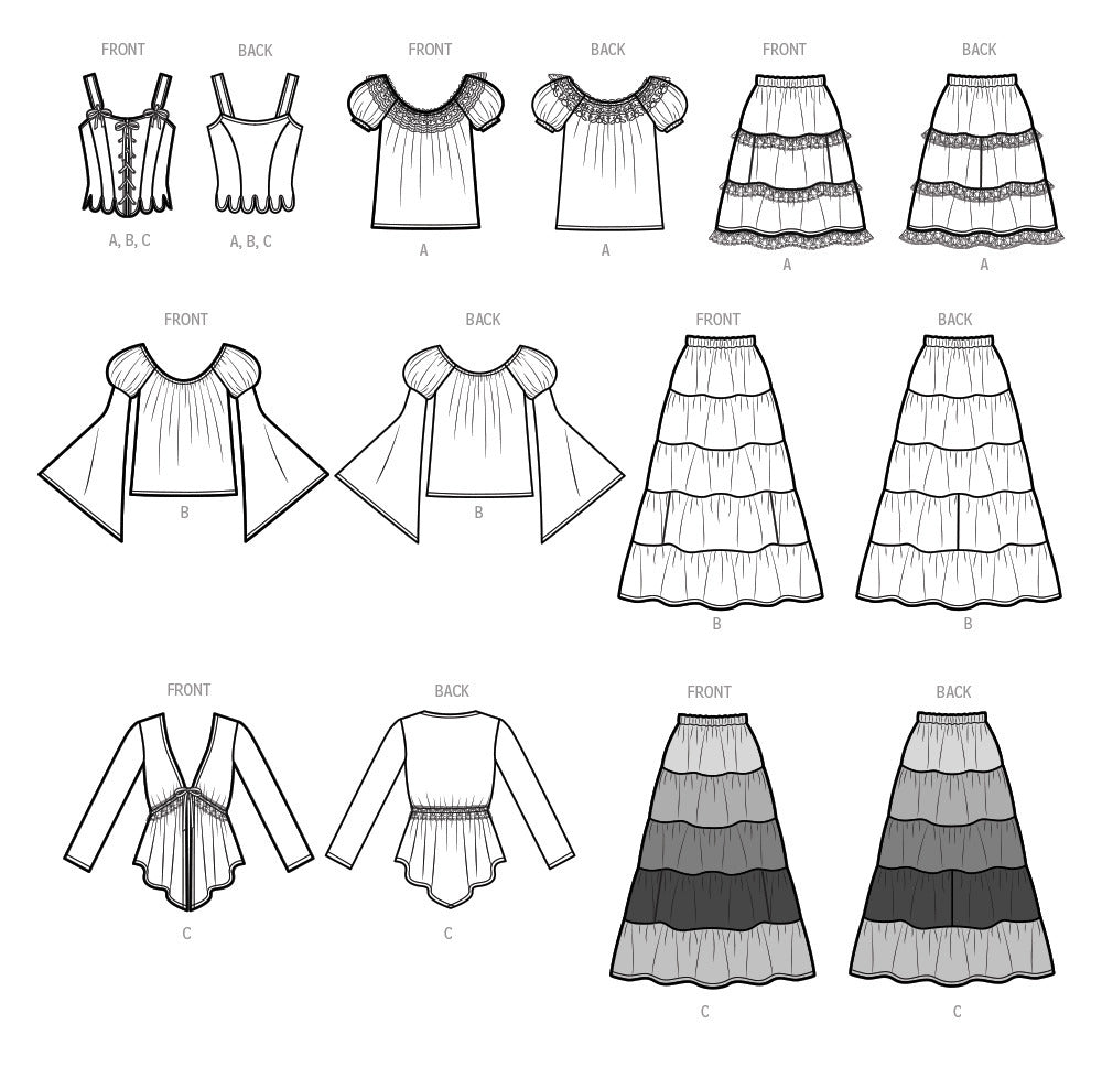 Simplicity Misses' Costumes by Andrea Schewe Designs S9734 - Sewing Pattern