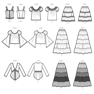 Simplicity Misses' Costumes by Andrea Schewe Designs S9734 - Sewing Pattern