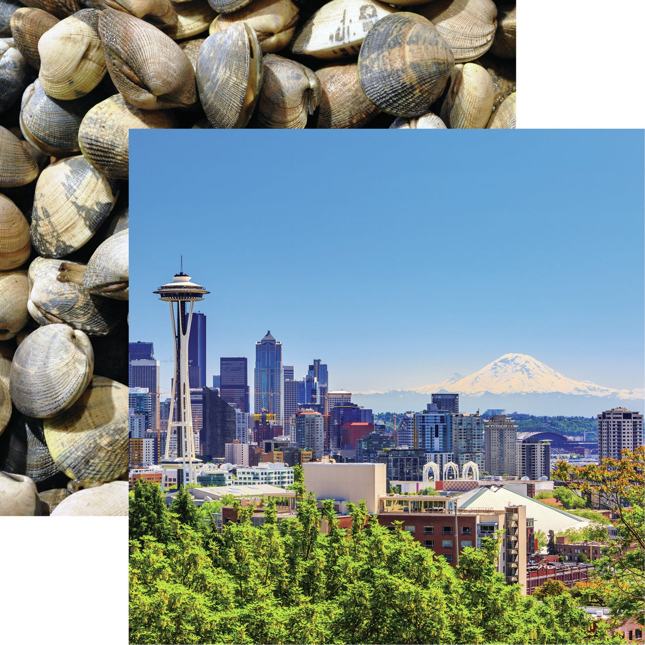 Reminisce The Great Northwest Double-Sided Cardstock 12"X12" 25/Pkg - Seattle