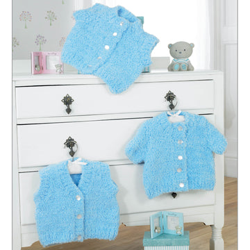 James C. Brett JB298 Cardigan and Waistcoats