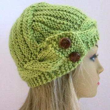 Elenna - The Hat with A Diagonal Design