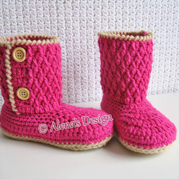 Two-Button Children's Boots