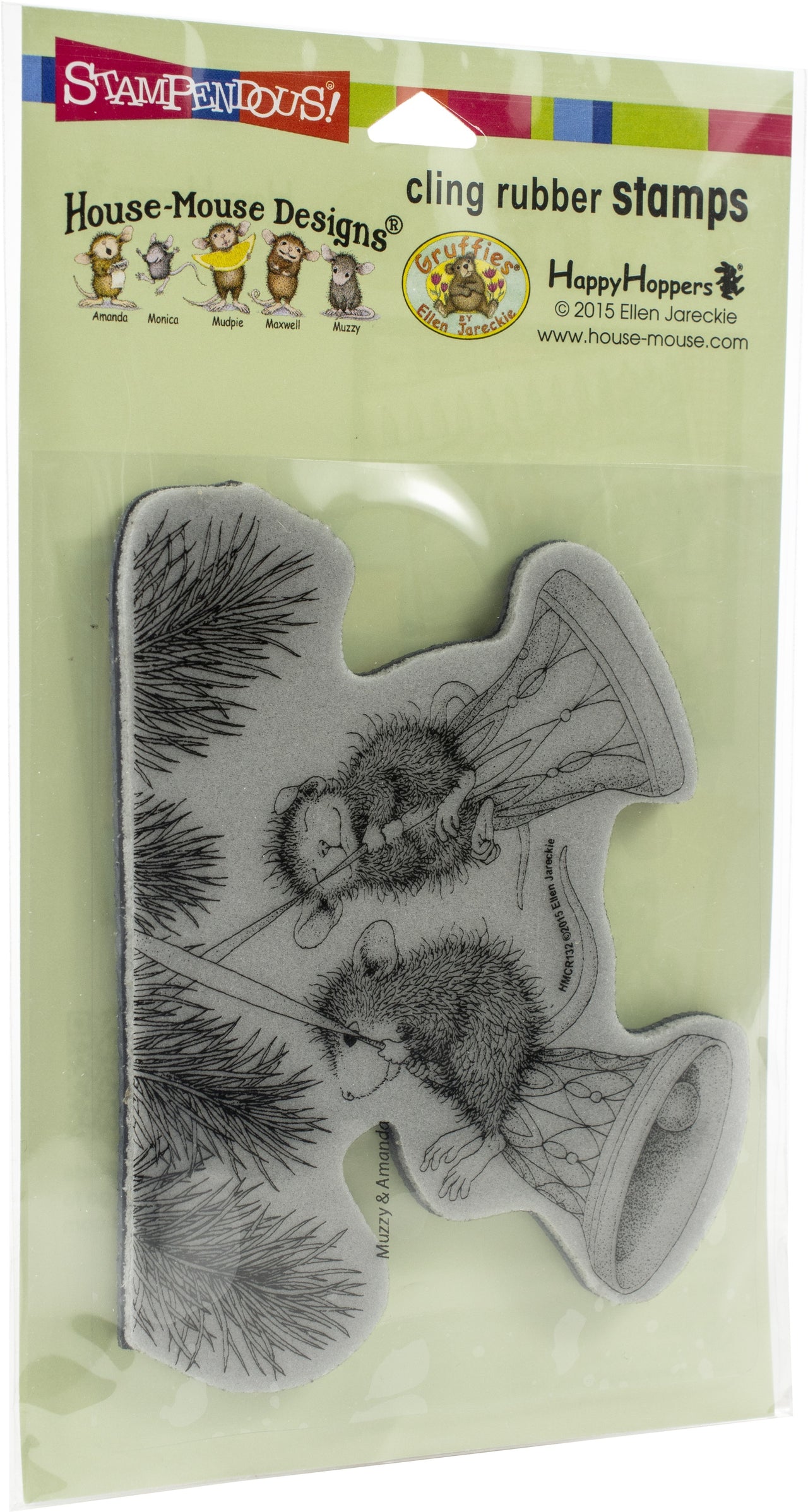 Stampendous House Mouse Cling Stamp - Bell Swinging