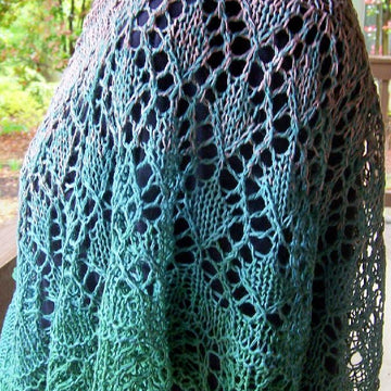 Summer in the Vineyard shawl