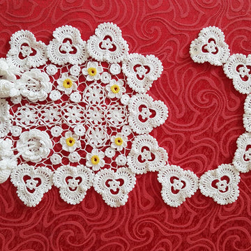 Lace bib for baby