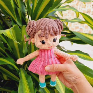 Crochet doll pattern, Amigurumi doll, Suri doll