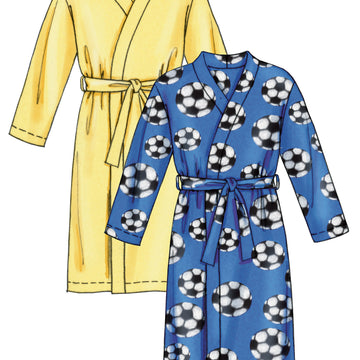 McCall's Toddlers'/Children's Robe, Belt, Jumpsuit, Top, Shorts and Pants M6224 - Sewing Pattern