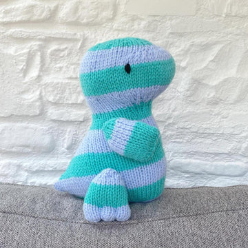 Dinosaur Value Set of Two Knitting Patterns- Chubby Stegosaurus and Baby Tyrannosaurus Rex