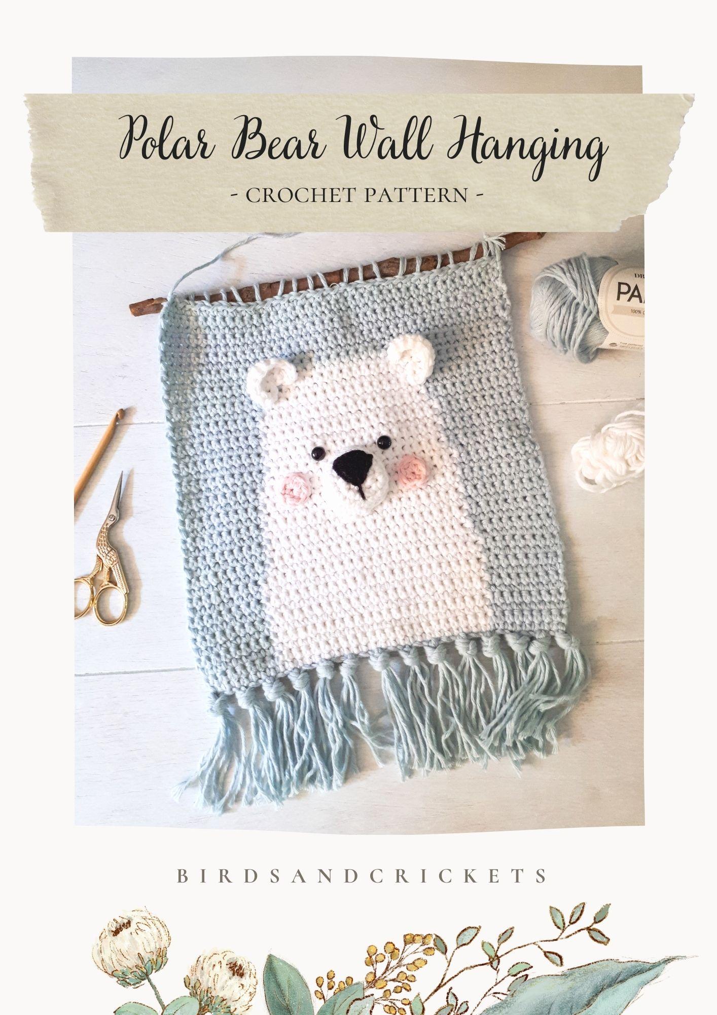 Polar bear nursery wall decor